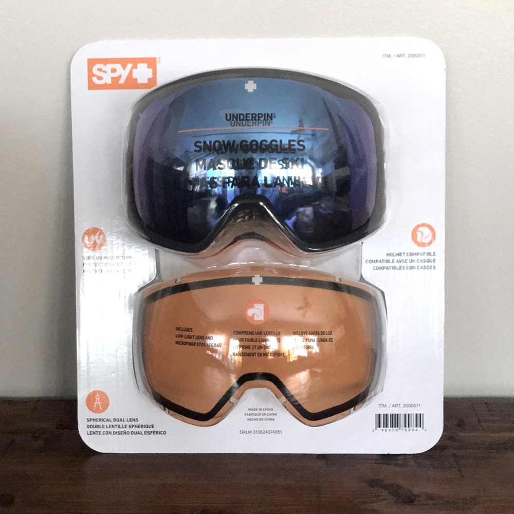 NWT SPY Snow Goggles